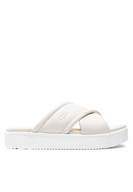 Ugg Чехли W Zayne Crossband 1128635 Бял - Pepit.bg