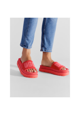 Ugg Чехли W Laton 1126350 Червен - Pepit.bg