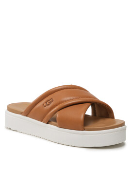 Ugg Чехли W Zayne Crossband 1128635 Кафяв - Pepit.bg