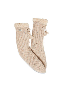 Ugg Чорапи дълги дамски W Nessie Fleece 1121162 Бежов - Pepit.bg