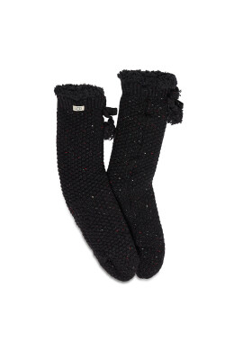 Ugg Чорапи дълги дамски W Nessie Fleece 1121162 Черен - Pepit.bg