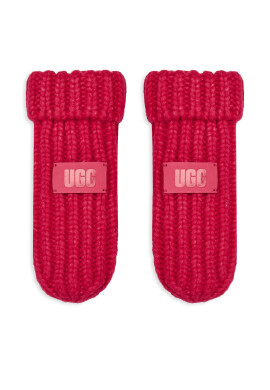 Ugg Детски ръкавици K Chunky Mitten 100030 Розов - Pepit.bg