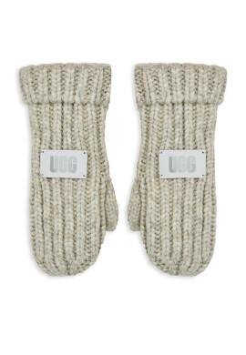 Ugg Детски ръкавици K Chunky Mitten 100030 Сив - Pepit.bg