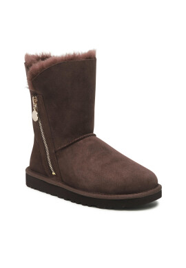Ugg Обувки W Bailey Zip Short 1112480 Кафяв - Pepit.bg