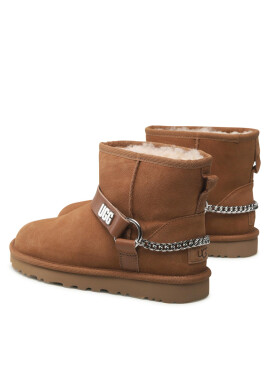 Ugg Обувки W Classic Mini Chains II 1135090 Кафяв - Pepit.bg