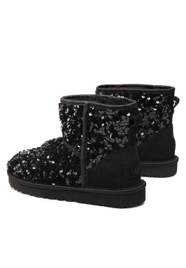 Ugg Обувки W Classic Mini Chunky Sequin 1130602 Черен - Pepit.bg