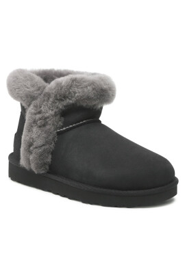 Ugg Обувки W Classic Mini Heritage Fluff 1130590 Черен - Pepit.bg