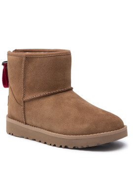 Ugg Обувки W Classic Mini Logo Zip 1122671 Кафяв - Pepit.bg