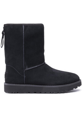 Ugg Обувки W Classic Short Logo Zip 1122672 Черен - Pepit.bg
