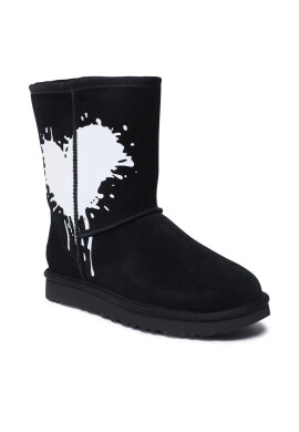 Ugg Обувки W Classic Short Valentine 1128173 Черен - Pepit.bg