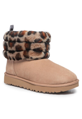 Ugg Обувки W Fluff Mini Quilted Leopard 1105358 Бежов - Pepit.bg