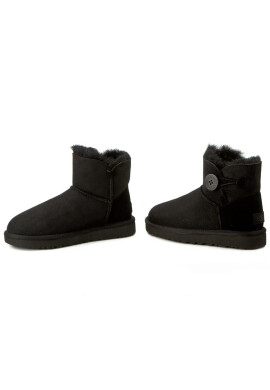 Ugg Апрески W Mini Bailey Button II 1016422 Черен - Pepit.bg