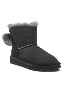 Ugg Обувки W Mini Bailey Fuzzy Bow 1132018 Черен - Pepit.bg