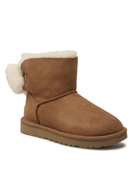 Ugg Обувки W Mini Bailey Fuzzy Bow 1132018 Кафяв - Pepit.bg