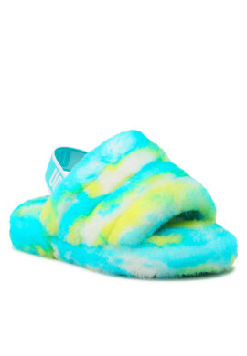 Ugg Пантофи K Fluff Yeah Slide Marble 1123636K Син - Pepit.bg