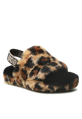 Ugg Пантофи K Fluff Yeah Slide Spotty 1134954K Кафяв - Pepit.bg