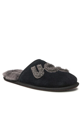Ugg Пантофи M Scuff Logo Sheepskin 1123773 Черен - Pepit.bg