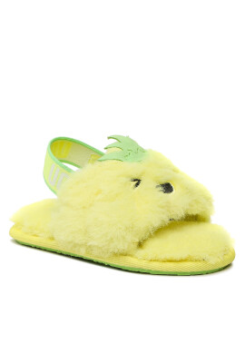 Ugg Пантофи T Fluff Yeah Pineapple Stuffie 1136519T Жълт - Pepit.bg
