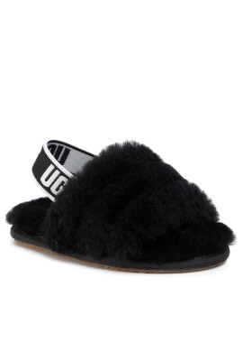 Ugg Пантофи T Fluff Yeah Slide 1098579T Черен - Pepit.bg