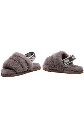 Ugg Пантофи T Fluff Yeah Slide 1098579T Сив - Pepit.bg