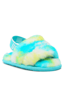 Ugg Пантофи T Fluff Yeah Slide Marble 1123638T Син - Pepit.bg