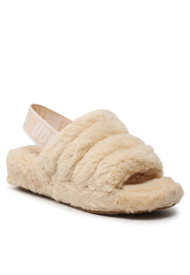 Ugg Пантофи W Fluff Yeah Fuzz Sugar 1130835 Бежов - Pepit.bg