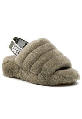 Ugg Пантофи W Fluff Yeah Slide 1095119 Зелен - Pepit.bg