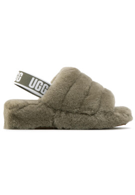 Ugg Пантофи W Fluff Yeah Slide 1095119 Зелен - Pepit.bg