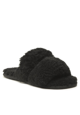 Ugg Пантофи W Maxi Curly Scuffetta 1130837 Черен - Pepit.bg
