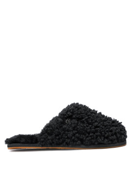Ugg Пантофи W Maxi Curly Slide 1133151 Черен - Pepit.bg