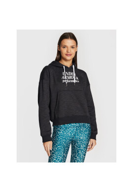 Under Armour Суитшърт Essential Fleece Script 1374107 Черен Regular Fit - Pepit.bg