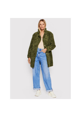Urban Classics Кожух Sherpa TB3058 Зелен Oversize - Pepit.bg