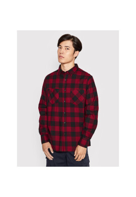 Urban Classics Риза Checked TB297 Бордо Regular Fit - Pepit.bg