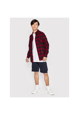 Urban Classics Риза Checked TB297 Бордо Regular Fit - Pepit.bg