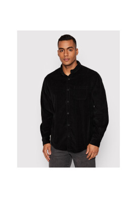 Urban Classics Риза Corduroy TB2414 Черен Regular Fit - Pepit.bg