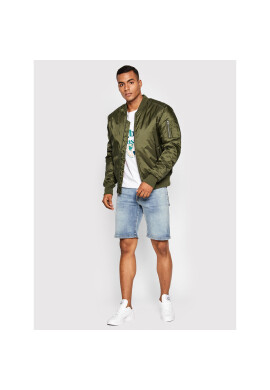 Urban Classics Яке бомбър Basic TB861 Зелен Regular Fit - Pepit.bg