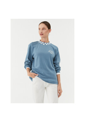 Vans Пуловер Happy Elbows VN000ADW Син Regular Fit - Pepit.bg