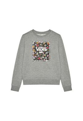 Vans Суитшърт Print Box Crew VN0A5I73 Сив Regular Fit - Pepit.bg