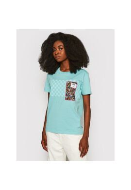 Vans Тишърт Classic VN0A5FSE Зелен Boyfriend Fit - Pepit.bg