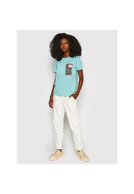 Vans Тишърт Classic VN0A5FSE Зелен Boyfriend Fit - Pepit.bg