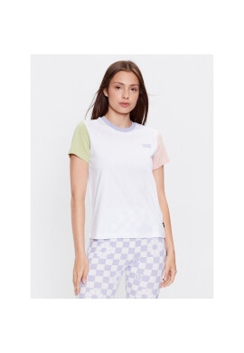 Vans Тишърт Colorblock Crew VN000AEF Бял Regular Fit - Pepit.bg