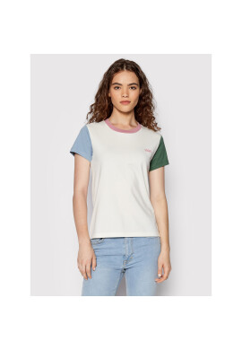 Vans Тишърт Colorblock VN0A5I9D Бежов Regular Fit - Pepit.bg