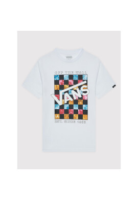 Vans Тишърт Dyed Block VN0A7SHP Бял Regular Fit - Pepit.bg