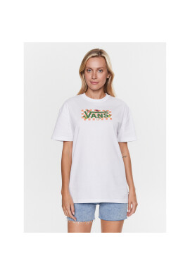Vans Тишърт Fruit Checkboard VN0003V8 Бял Regular Fit - Pepit.bg