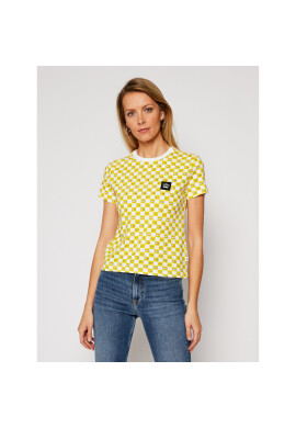 Vans Тишърт THE SIMPSONS Check Eyes Tee VN0A4V43 Жълт Regular Fit - Pepit.bg