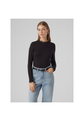 Vero Moda Блуза 10295141 Черен Slim Fit - Pepit.bg