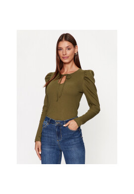 Vero Moda Блуза 10296235 Зелен Tight Fit - Pepit.bg