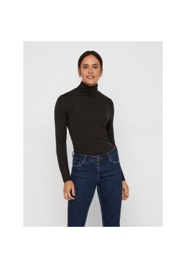 Vero Moda Поло Ava 10219220 Черен Slim Fit - Pepit.bg
