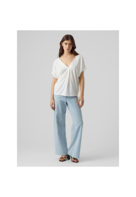 Vero Moda Блуза Flia 10288373 Бял Wide Fit - Pepit.bg