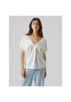 Vero Moda Блуза Flia 10288373 Бял Wide Fit - Pepit.bg